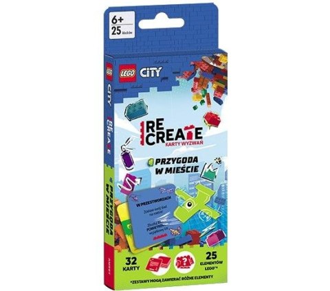 Książeczka edukacyjna LEGO® City. Recreate. Karty Wyzwań. Przygoda w mieście Ameet (ACP 6001) Książeczka edukacyjna LEGO® City. Recreate. Karty Wyzwań. Przygoda w mieście Ameet (ACP 6001)