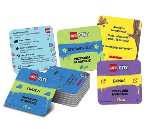 Książeczka edukacyjna LEGO® City. Recreate. Karty Wyzwań. Przygoda w mieście Ameet (ACP 6001) Książeczka edukacyjna LEGO® City. Recreate. Karty Wyzwań. Przygoda w mieście Ameet (ACP 6001)