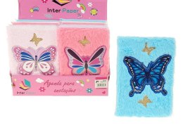 Notes Adar pluszowy, motyl A5 krata (620353)