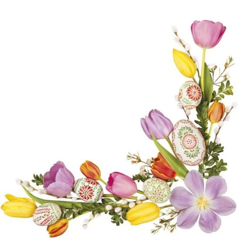 Serwetki Wielkanoc mix bibuła [mm:] 330x330 Pol-mak (SL WL)