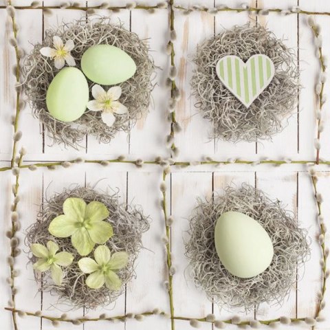 Serwetki wielkanoc mix papier [mm:] 330x330 Pol-mak (Sd GW)