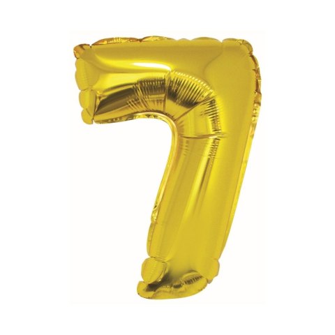 Balon foliowy Godan cyfra 7 złoty 35 cm (FG-C35Z7) Balon foliowy Godan cyfra 7 złoty 35 cm (FG-C35Z7)