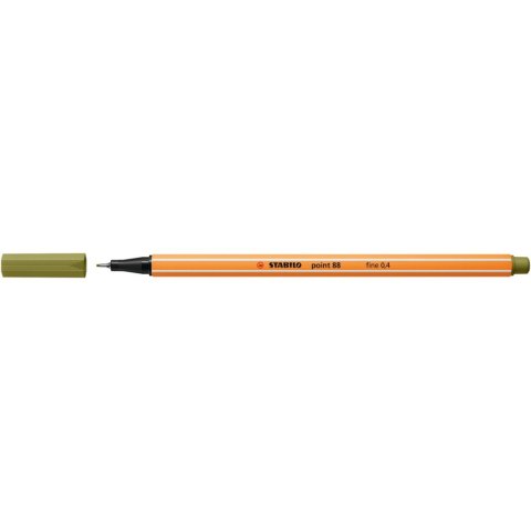 Cienkopis Stabilo zieleń błotna 0,4mm 1kol. (88/37) Cienkopis Stabilo zieleń błotna 0,4mm 1kol. (88/37)