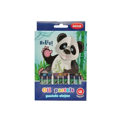 Pastele olejne Rexus 18 kol. (603550) Pastele olejne Rexus 18 kol. (603550)