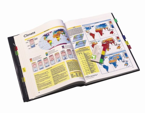 Zakładki indeksujące 200k [mm:] 19x43 Q-Connect (KF01225)