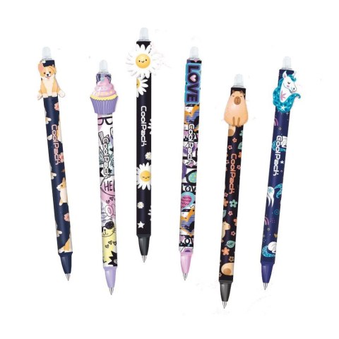 Długopis standardowy Girl wymazywalny wkład niebieski 0,5mm Patio (95345CP)