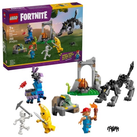 Klocki konstrukcyjne Lego Fortnite Skórek i Iskra oraz obóz (77075) Klocki konstrukcyjne Lego Fortnite Skórek i Iskra oraz obóz (77075)