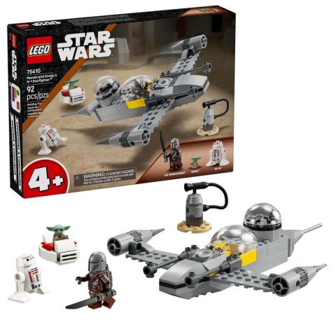 Klocki konstrukcyjne Lego Star Wars Myśliwiec N-1 Mando i Grogu (75410) Klocki konstrukcyjne Lego Star Wars Myśliwiec N-1 Mando i Grogu (75410)