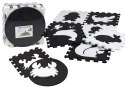 Mata dla malucha Lean Puzzle Mata Kontrastowa Edukacyjna Pianka EVA Czarno-Białe 19 ele. (17481)