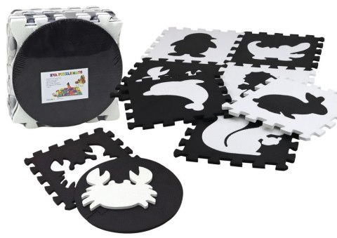 Mata dla malucha Lean Puzzle Mata Kontrastowa Edukacyjna Pianka EVA Czarno-Białe 19 ele. (17481) Mata dla malucha Lean Puzzle Mata Kontrastowa Edukacyjna Pianka EVA Czarno-Białe 19 ele. (17481)