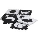 Mata dla malucha Lean Puzzle Mata Kontrastowa Edukacyjna Pianka EVA Czarno-Białe 19 ele. (17481)