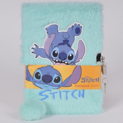 Pamiętnik pluszowy Stitch A5 Paso (DS25FF-3676)