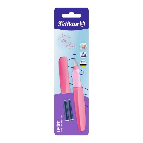 Pióro wieczne Pelikan Twist P457 + 2 naboje Berry Pink (300010116) Pióro wieczne Pelikan Twist P457 + 2 naboje Berry Pink (300010116)