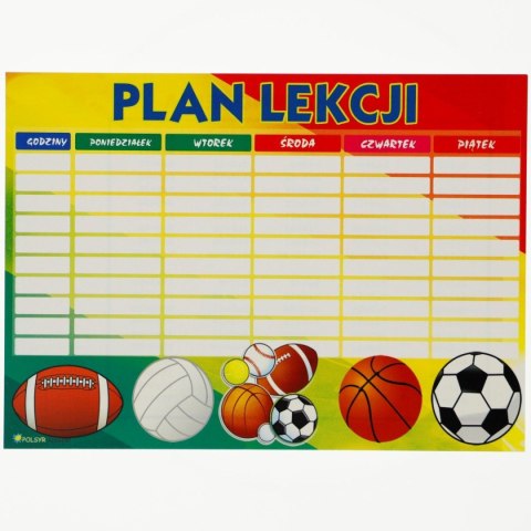 Plan lekcji Polsyr A5 Plan lekcji Polsyr A5