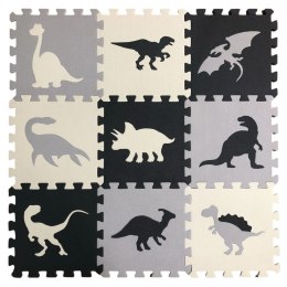 Mata dla malucha Lean Puzzle Mata piankowa dinozaury 9 elementów (23031)