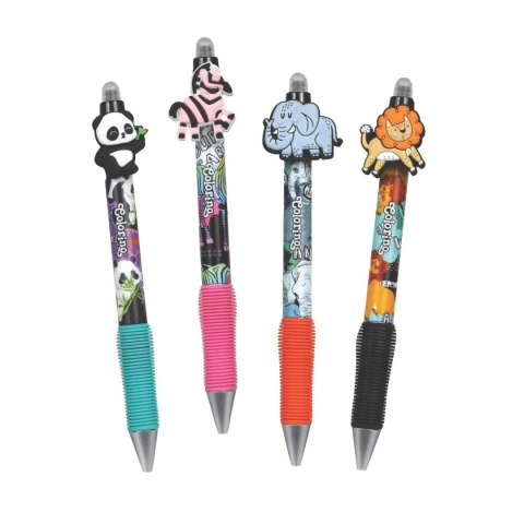 Długopis standardowy ZOO wymazywalny wkład niebieski 0,5mm Patio (80402PTR)