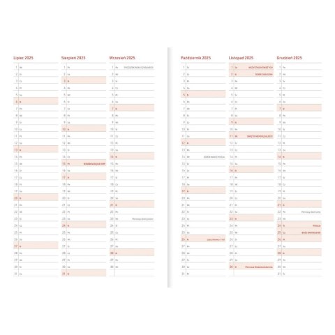 Kalendarz biurkowy CZARNY Wydawnictwo Wokół Nas VIVELLA B5 B5 (A5TO66B-) Kalendarz biurkowy CZARNY Wydawnictwo Wokół Nas VIVELLA B5 B5 (A5TO66B-)