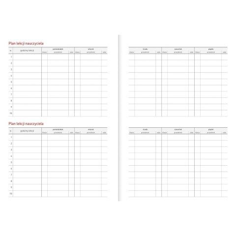 Kalendarz nauczyciela książkowy (terminarz) PCV ROWER bezbarwny B6 Wydawnictwo Wokół Nas (A5TN089B) Kalendarz nauczyciela książkowy (terminarz) PCV ROWER bezbarwny B6 Wydawnictwo Wokół Nas (A5TN089B)