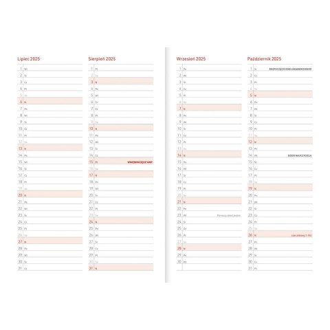 Kalendarz nauczyciela książkowy (terminarz) Vivella czarny A5 Wydawnictwo Wokół Nas (A5TA071B) Kalendarz nauczyciela książkowy (terminarz) Vivella czarny A5 Wydawnictwo Wokół Nas (A5TA071B)