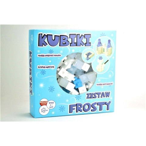 Klocki plastikowe Abino KUBIKI FROSTY Klocki plastikowe Abino KUBIKI FROSTY