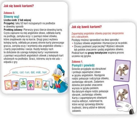 Książeczka edukacyjna Ameet Disney Uczy. Elementarz języka angielskiego. Karty (UEK 9302) Książeczka edukacyjna Ameet Disney Uczy. Elementarz języka angielskiego. Karty (UEK 9302)