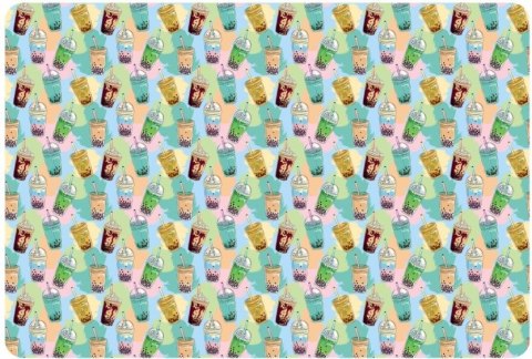 Podkład na biurko Biurfol BUBBLE TEA mix folia (PSN-A3-37)