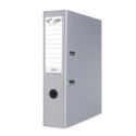 Segregator dźwigniowy Basic z szyną A4 75mm szary (21024221-10)