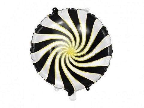 Balon foliowy Partydeco Cukierek, 35cm, czarny 14cal (FB20M-010) Balon foliowy Partydeco Cukierek, 35cm, czarny 14cal (FB20M-010)