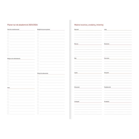 Kalendarz nauczyciela książkowy (terminarz) EKO bezbarwny A5 Wydawnictwo Wokół Nas (A5TA072B) Kalendarz nauczyciela książkowy (terminarz) EKO bezbarwny A5 Wydawnictwo Wokół Nas (A5TA072B)