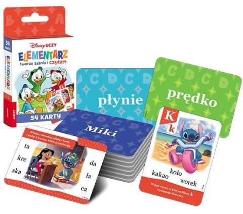 Książeczka edukacyjna Ameet Disney Uczy. Tworzę zdania i czytam. Karty (UEK 9301) Książeczka edukacyjna Ameet Disney Uczy. Tworzę zdania i czytam. Karty (UEK 9301)