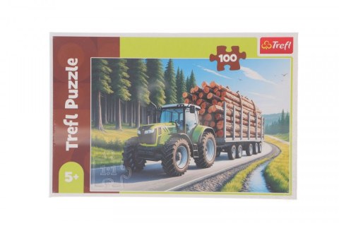 Puzzle Trefl Ciagnik leśny 100 el. (16493)