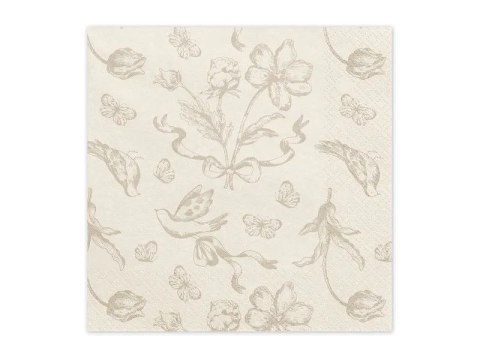 Serwetki Partydeco Kwiaty mix papier [mm:] 330x330 (SP33-106)