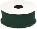 Wstążka Titanum Craft-Fun Series szyfonowa strzępiona 40x10 [mm x m] zielony butelkowy (WJ40-10-012B)