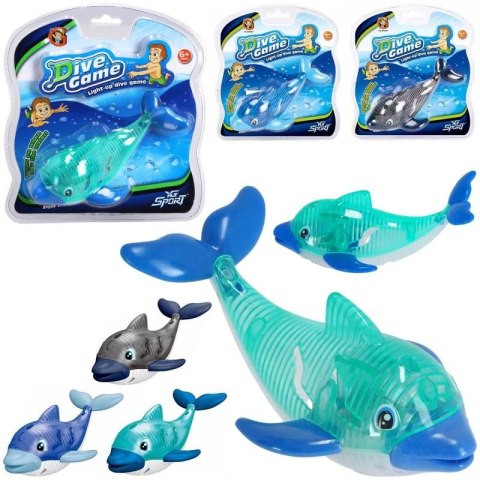 Zabawka do kąpieli Trifox delfin do nurkowania ze światłem (A-0637) Zabawka do kąpieli Trifox delfin do nurkowania ze światłem (A-0637)