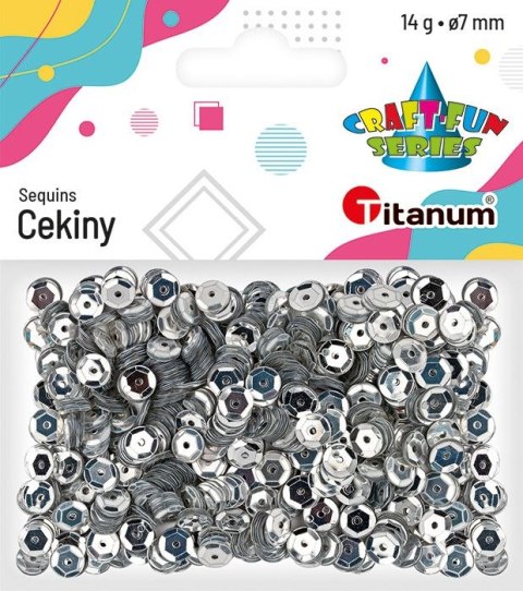 Cekiny Titanum Craft-Fun Series okrągłe 7mm 14g (CM6S)