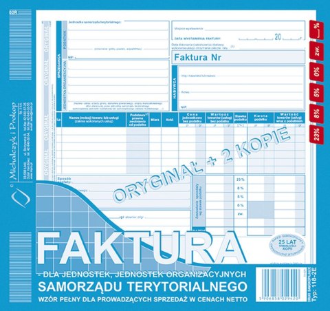 Druk offsetowy Michalczyk i Prokop faktura 2/3 A4 81k. (118-2E) Druk offsetowy Michalczyk i Prokop faktura 2/3 A4 81k. (118-2E)