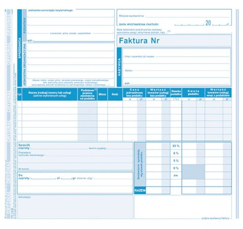Druk offsetowy Michalczyk i Prokop faktura 2/3 A4 81k. (118-2E) Druk offsetowy Michalczyk i Prokop faktura 2/3 A4 81k. (118-2E)