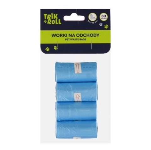 Gadżet Trik Roll Worki na odchody 80szt 4 rolki (560700) Gadżet Trik Roll Worki na odchody 80szt 4 rolki (560700)