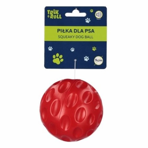 Gadżet Trik Roll piłka 9cm dla psa z dźwiękiem (560865) Gadżet Trik Roll piłka 9cm dla psa z dźwiękiem (560865)