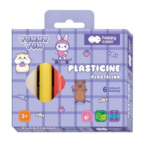 Plastelina Happy Color 6 kol. Kapibara mix (HA 2110 YUK6) Plastelina Happy Color 6 kol. Kapibara mix (HA 2110 YUK6)