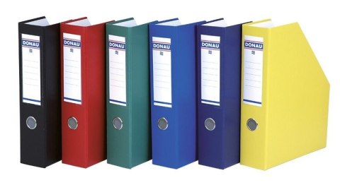 Pojemnik na dokumenty pionowy A4 zielony karton pokryty folią [mm:] 320x245x 75 Donau (3949001PL-06)