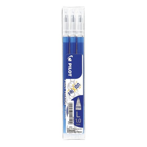 Wkład do pióra kulkowego Pilot Frixion niebieski 1,0mm (BLSFR10-L-S3-E) Wkład do pióra kulkowego Pilot Frixion niebieski 1,0mm (BLSFR10-L-S3-E)