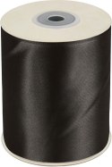 Wstążka Titanum Craft-Fun Series satynowa 100x25 [mm x m] czarny (100MM/25M 010)