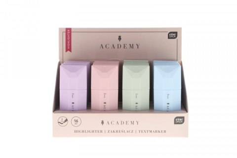 Zakreślacz Interdruk ACADEMY 4 sztuki mix 1,0-3,0mm Zakreślacz Interdruk ACADEMY 4 sztuki mix 1,0-3,0mm