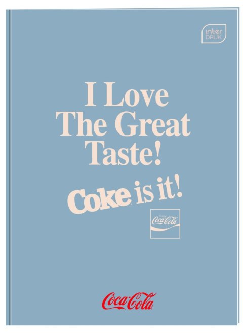 Zeszyt Interdruk HYBRID COCA COLA A4 60k. 70g krata Zeszyt Interdruk HYBRID COCA COLA A4 60k. 70g krata