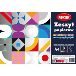 Zeszyt papierów kolorowych Beniamin metalizowanych A4 (2129)