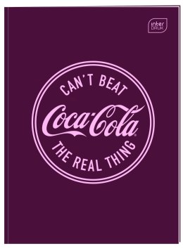 Zeszyt tematyczny Interdruk COCA COLA HYBRID A6 32k. 70g krata (do słówek)