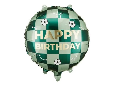 Balon foliowy Partydeco Happy Birthday piłki 18cal (FB296) Balon foliowy Partydeco Happy Birthday piłki 18cal (FB296)