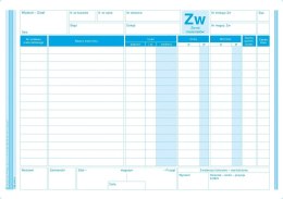 Druk samokopiujący Michalczyk i Prokop ZW zwrot materiałów A5 80k. (374-3)