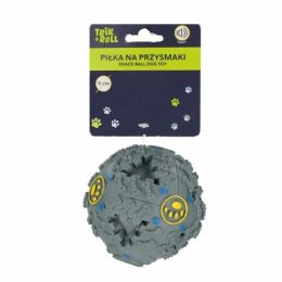 Gadżet Trik Roll Piłka dla psa z dźwiękiem 9cm na przysmaki szara (560688)